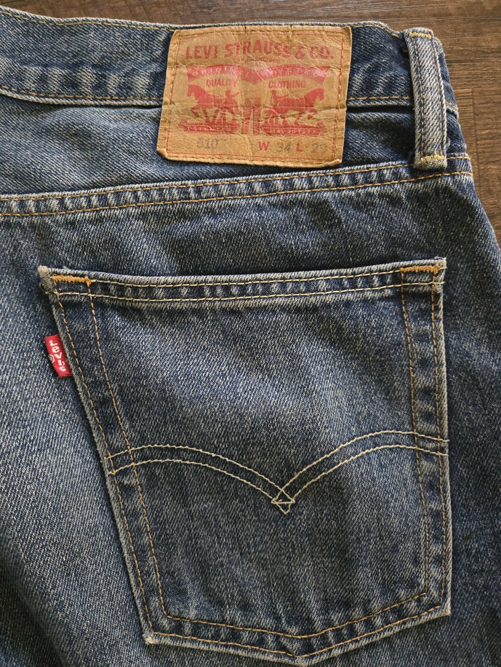 Levi’s 510 Skinny Jean Men’s 34x29 140 Years Heritage 2013 Era Medium Dark Wash